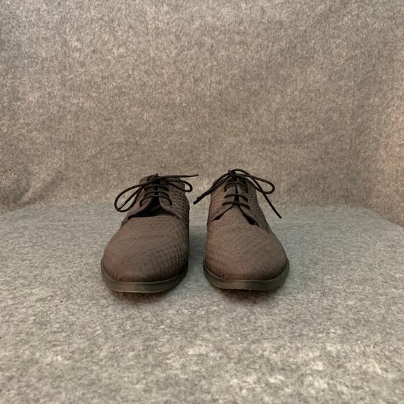 Bugatti Men's Leather Gray Lace Up Oxford Shoes - Picture 6 of 11